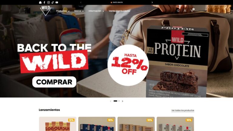 Wild Foods Mexico, sitio oficial de snacks, granola y barritas de proteína.