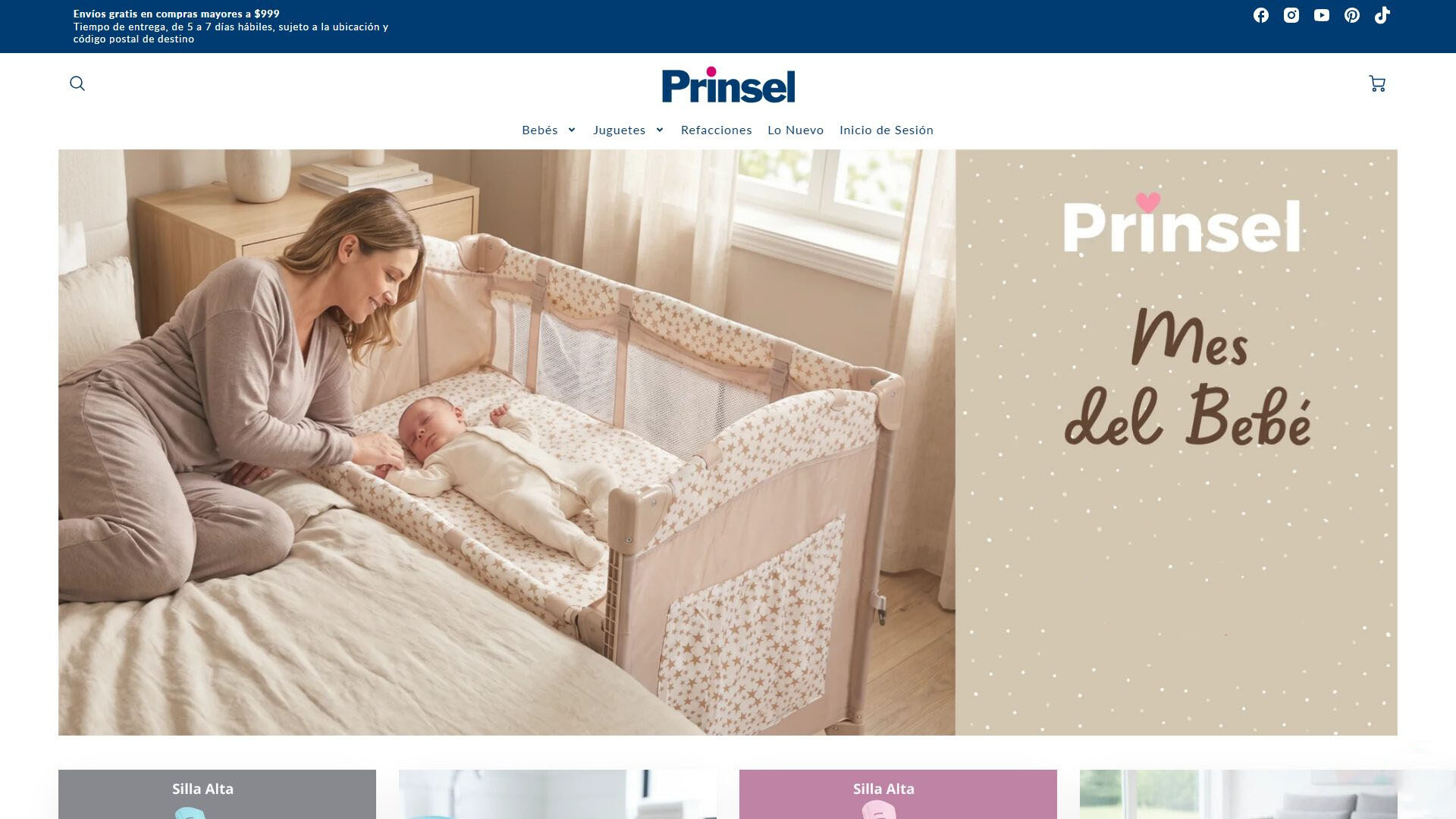 Prinsel, artículos infantiles y juguetes para bebés y niños