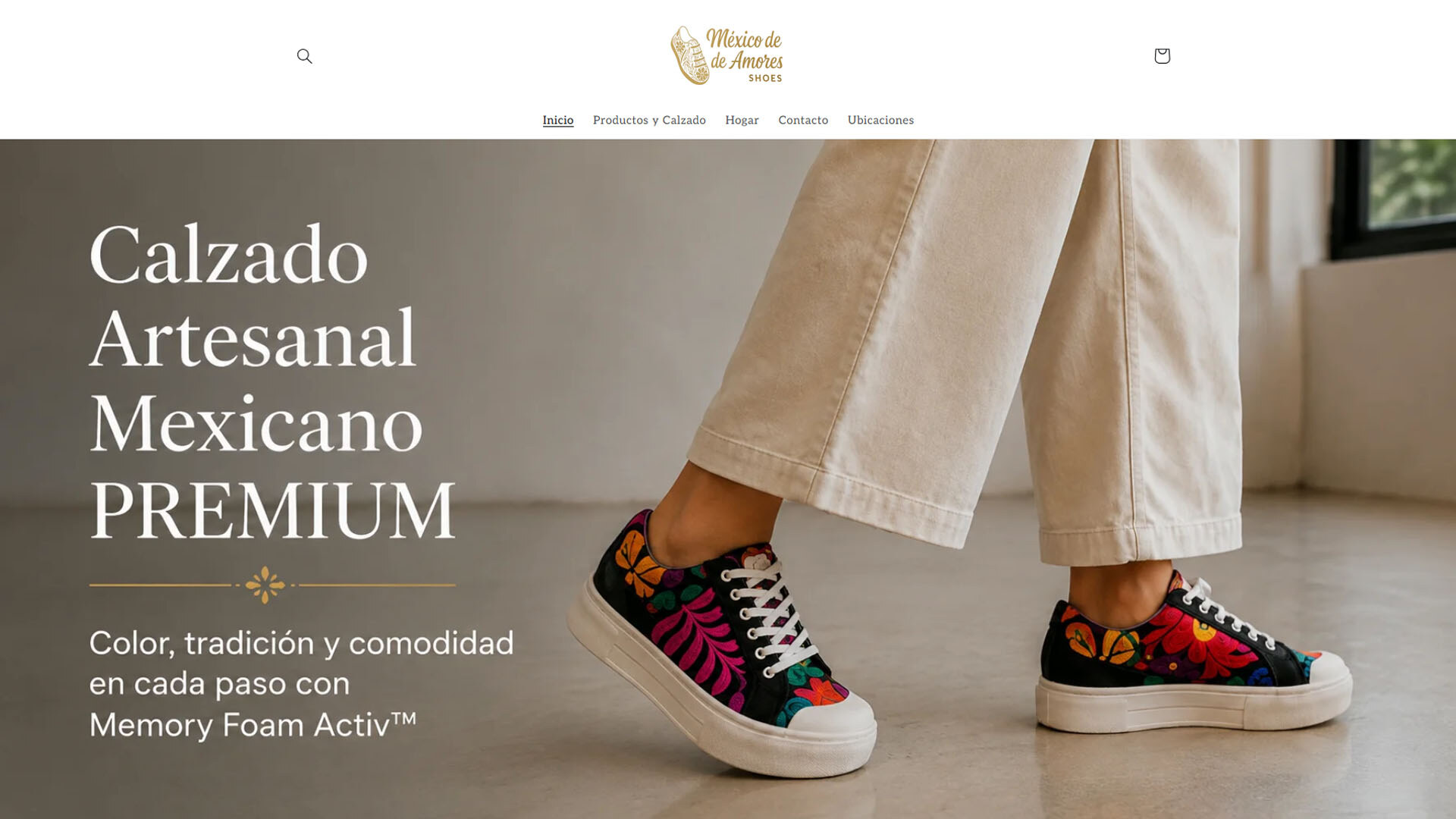 Página principal de México De Mis Amores Shoes